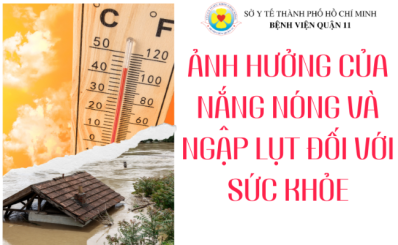 (HCDC) Ảnh hưởng của nắng nóng và ngập lụt đối với sức khỏe